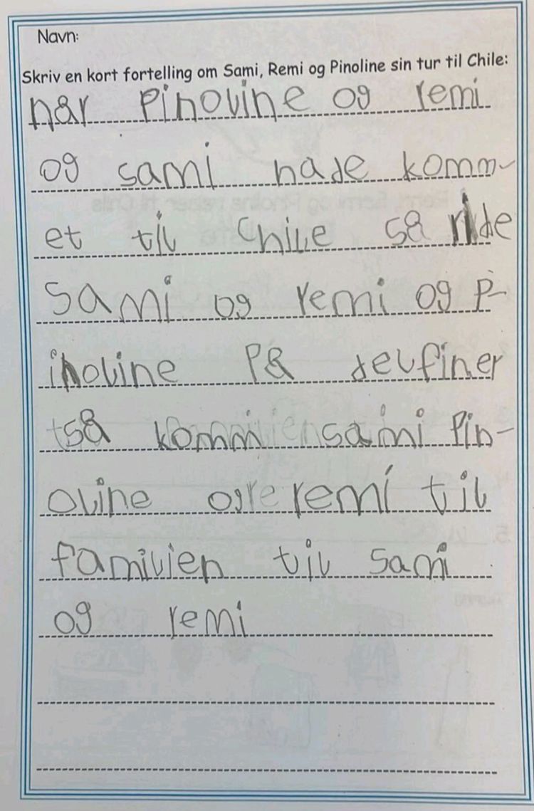 tekst, brev