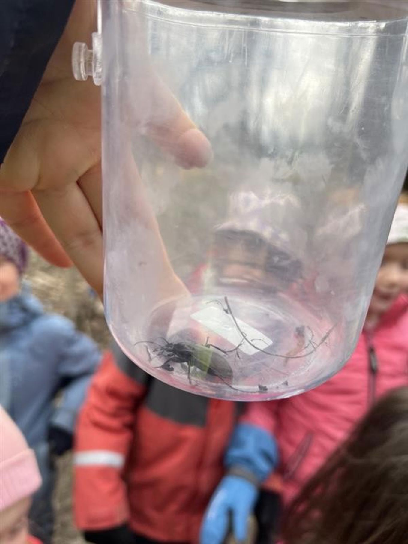 en person som holder et glass en person som holder et glass