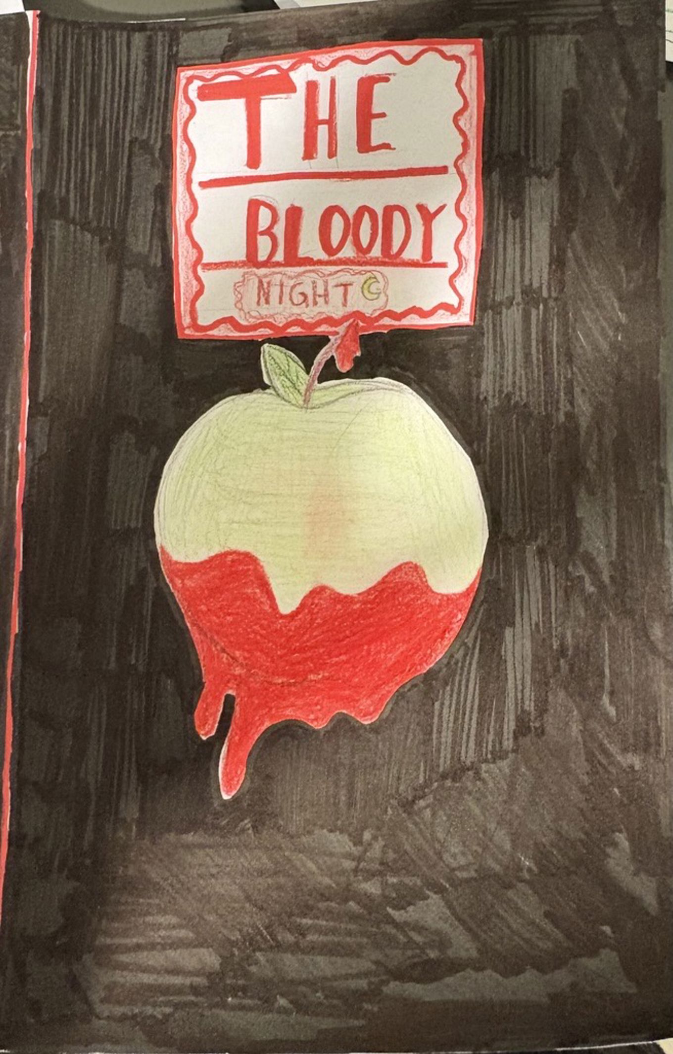 et skilt på en vegg